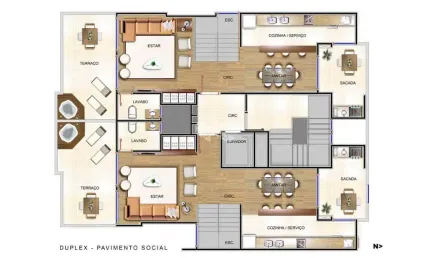 Apartamento com 2 quartos à venda na Rua Augusto Adamatti, 28, Sanvitto, Caxias do Sul