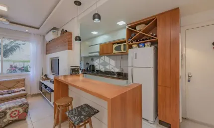 Belo  apartamento 03 dormitórios, simimobiliado, térreo, garagem no bairro santo antonio