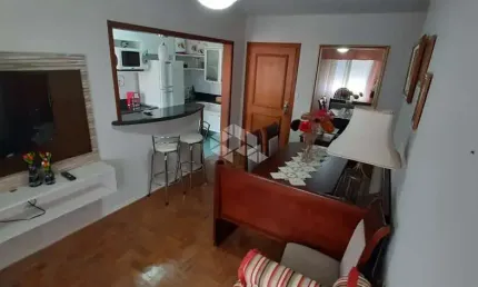 ótimo apartamento de dois dormitórios 65m² privativos em prédio com elevador
