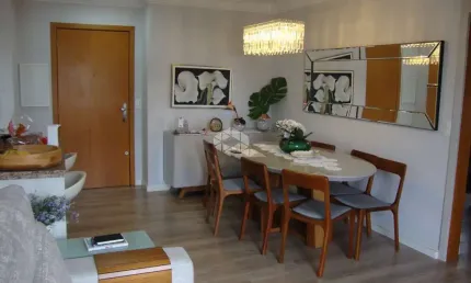 apartamento 02 dormitórios com 70m² privativos,  box duplo cobertos