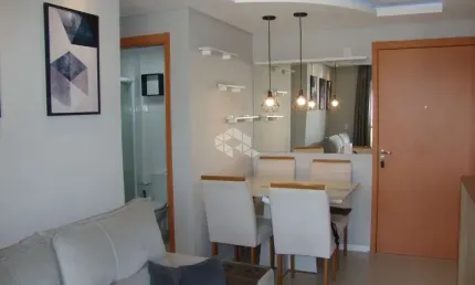 amplo apartamento dois quartos andar alto com box esceiturado no Passo do Feijó em Porto Alegre RS