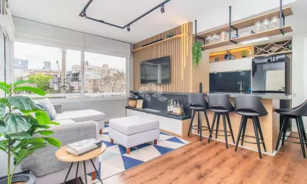 Apartamento a venda Menino Deus 2 dormitorios e suite com garagem