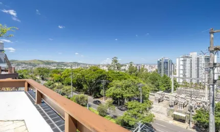 Cobertura imponente com vista panorâmica e piscina privativa na rua professor cristiano fischer