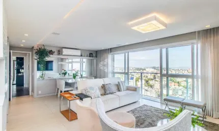 Vista panorâmica, lareira, churrasqueira e 3 suítes: tudo isso em um dos pontos mais altos de porto alegre. viva o incomparável