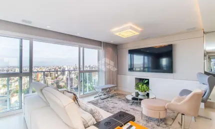 Vista panorâmica, lareira, churrasqueira e 3 suítes: tudo isso em um dos pontos mais altos de porto alegre. viva o incomparável