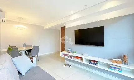 Apartamento mobiliado, 58 m², 2 dormitórios sendo 1 suíte e 2 vagas no bairro Central Parque.
