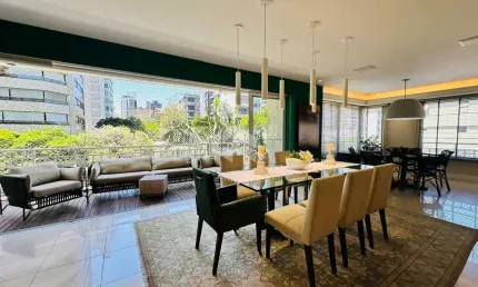 APARTAMENTO A VENDA DE 270 M2 PRIVATIVOS COM 4 SUITES E 4 VAGAS INDIVIDUAIS NA RUA ENGENHEIRO OLAVO NUNES - CHATEAU BONARD