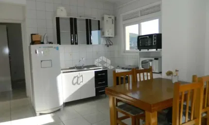 1 dormitorio MOBILIADO - 1 vaga de garagem em frente a PUC