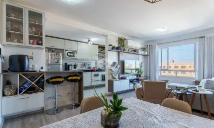 Apartamento de 02 dormitórios, 01 suíte, 01 vaga com 69m² Privativos no bairro Jardim Itu.