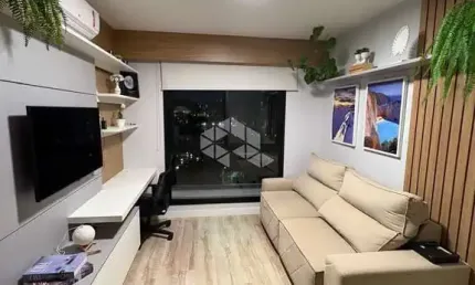 1 dormitorio com 1 vaga de garagem no Condominio FWD no bairro Central Parque - MOBILIADO!!!!