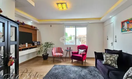 Impecável apartamento a venda semimobiliado apartamento 2 dormitórios, vaga de garagem e sacada, santa maria goretti, porto alegre