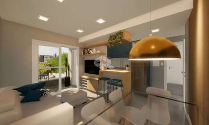 Apartamento a venda 2 quartos/dormitórios com suíte, sacada integrada com churrasqueira e vaga de garagem,  próximo Shopping