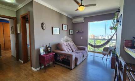 Apartamento semi mobiliado com 2 dormitórios e 2 vagas