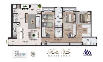 Apartamento com 3 quartos à venda na Rua Coronel Eleseu Guilherme, 1, Campinas, São José