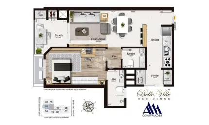 Apartamento com 1 quarto à venda na Rua Coronel Eleseu Guilherme, 1, Campinas, São José
