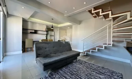 Apartamento duplex, 2 dormitórios sendo uma suíte, 02 vaga de carro, bairro Igara