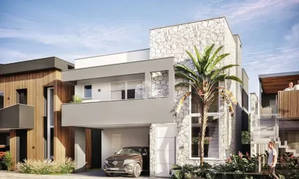 Casa em condomínio 3 ou 4 quartos sendo suites, 213m²  - 2 vagas garagem - alto padrão em são leopodo