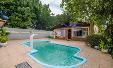 Casa com 2 terrenos de esquina (164,59m²) - 4 quartos - rio branco / são leopoldo