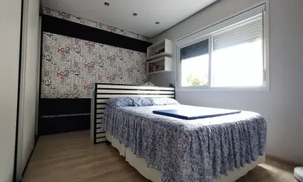Apartamento localizado no bairro monte pasqual, com 107 m² com três dormitórios e uma suíte
