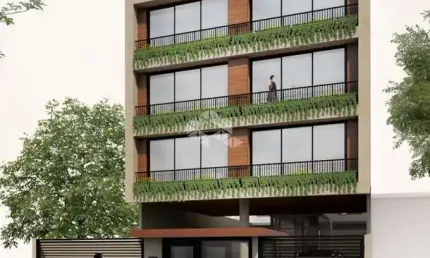 Apartamento 1 dormitório com suíte e 1 vaga de garagem no bairro Petrópolis.