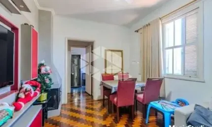 Apartamento semi-mobiliado 2 dormitórios com sacada no bairro São Geraldo/Poa.