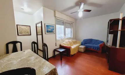Apartamento á venda com 1 dormitórios,  mobiliado, bairro petrópolis - porto alegre - rs