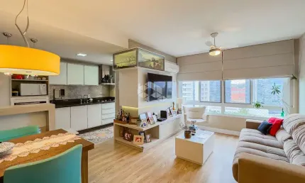 Apartamento 2 dorm com 1 vaga de garagem no bairro petrópolis