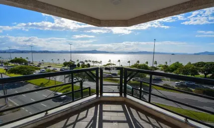 Apartamento reformado com vista para o mar 3 suítes e 2 vagas em agronômica - florianópolis