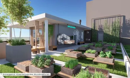 STUDIO COM 1 DORMITÓRIO, 1 VAGA DE GARAGEM / MODERNO NO EMPREEDIMENTO VIVA TRINDADE