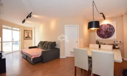 Apartamento semimobiliado com 3 quartos sendo 1 suíte e 1 vaga de garagem no bairro kobrasol em são josé/sc