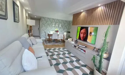 Apartamento com 3 quartos sendo 1 suíte vista mar e área de lazer completa em coqueiros
