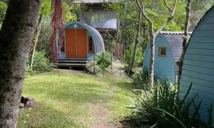 Terreno à venda, com 4 cabanas dormitórios no morro da encantada em garopaba sc com 7.690 m²