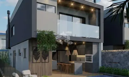 Casa em Condomínio com Vista Mar, 3 Suítes e Piscina, com 194m² ,Em Garopaba/SC, por R$ 1680.000,00 .