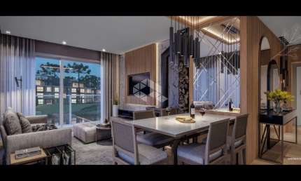Apartamento 2 suítes, 65,95m² privativos em condomínio com completa infra, em Gramado, atrás do Super Carros