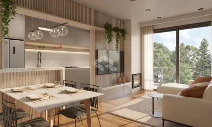 Apartamento 2 dormitórios, 72,44m², 1 vaga, a 400 metros da Catedral de Canela