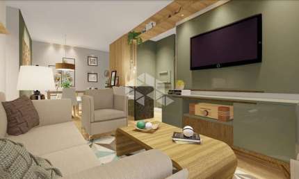 Apartamento 2 dormitórios,1 suite, lavábulo, com  69m², 1 vaga, no Ipê Amarelo em Gramado