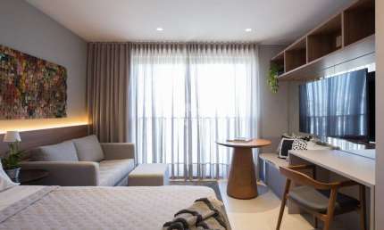 Studio com 28 m², 1 vaga de garagem, na 24 de Outubro, em Porto Alegre