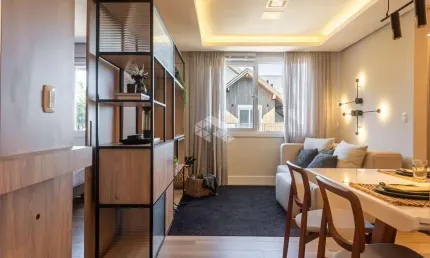 Apartamento 1 dormitório/suíte, 48,36m², 1 vaga no Bairro Bavária em Gramado