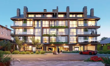 Apartamento 1 dormitório, 1 box, 58m² privativos no centro de canela