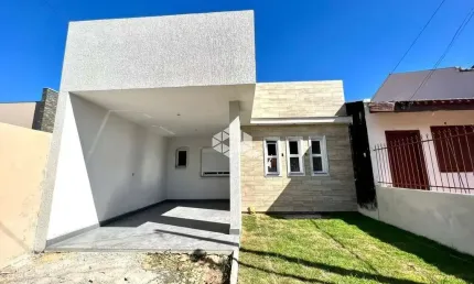 Casa á venda, em construção, com 02 dormitórios , sendo uma suíte, sala e cozinha  churrasqueira
