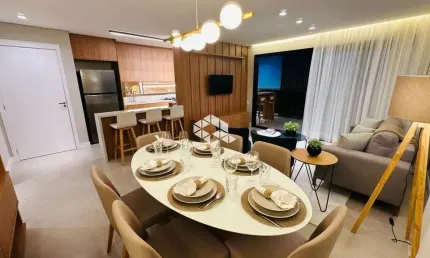 Apartamentos de 3 dormitórios, sacada com churrasqueira e uma vaga no Centro de Guaiba-RS