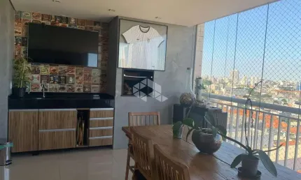 Apartamento no edificio vida viva jardim italia na agua rasa com 3 dormitórios e sala ampliada