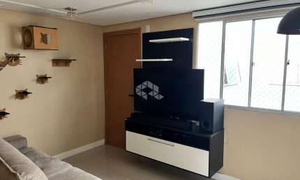 Apartamento semimobiliado com 02 quartos, 01 vaga de garagem no Bairro São José Canoas