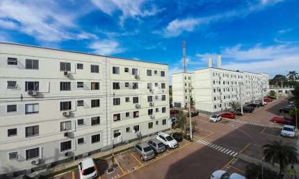 Apartamento térreo com pátio 41,58m² 2 dormitórios, 01 vaga, no bairro São José em Canoas
