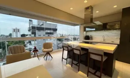 Apartamento 3 dormitorios mobiliado - Marechal Rondon.