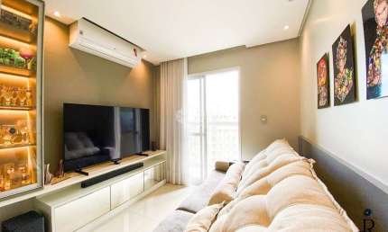 Apartamento semi mobiliado 58,80m² 02 dormitórios, 01 suíte 01 vaga no bairro Igara, em Canoas
