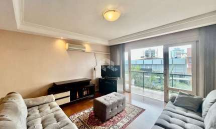 Apartamento 3 dormitórios 98m² privativos mobiliado com sacada e vaga Centro Esteio