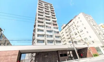 Apartamento 1d com garagem rotativa em condominio com infra completa na cidade baixa em frente a redenção