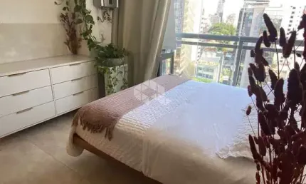 Apartamento em pinheiros de 31m² com vaga na garagem