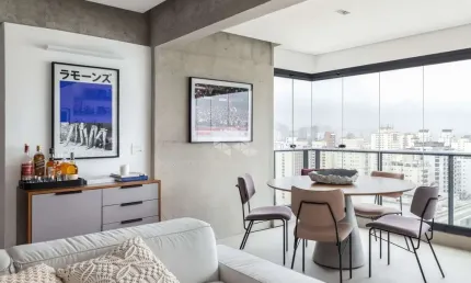 Apartamento de 73m² em pinheiros mobiliado com vaga na garagem